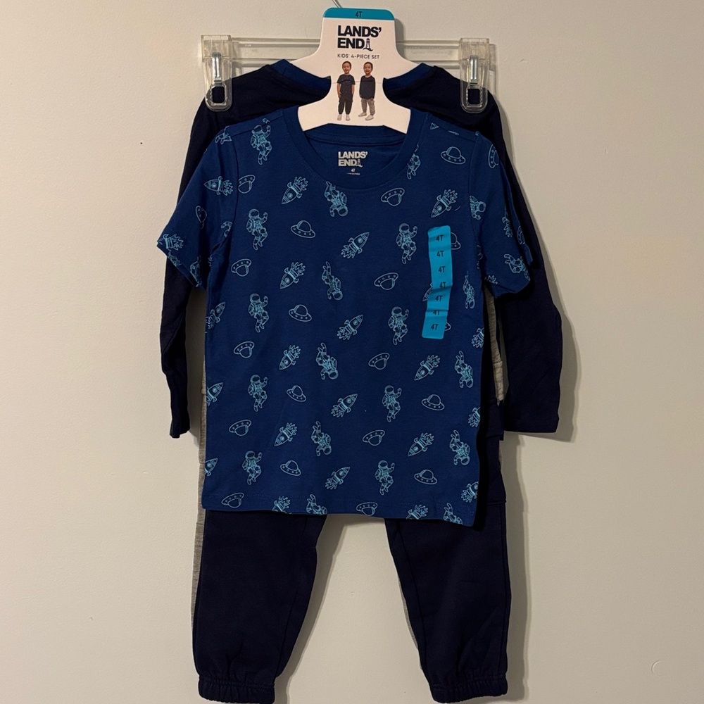Lands' End Navy and Blue Astronaut Set